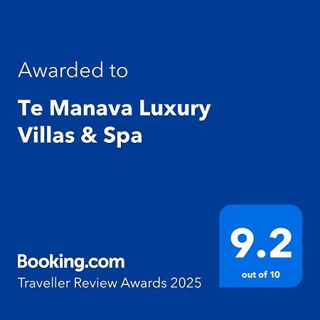Te Manava Luxury Villas & Spa Rarotonga Esterno foto